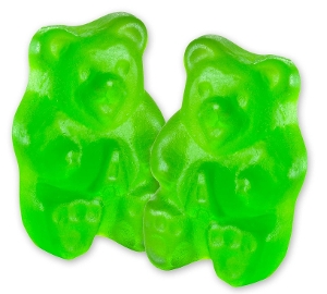 Albanese Granny Smith Green Apple Gummi Bears gummy candy
