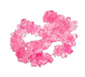 Rock Candy Cherry Strings  old fashion retro candy in pink