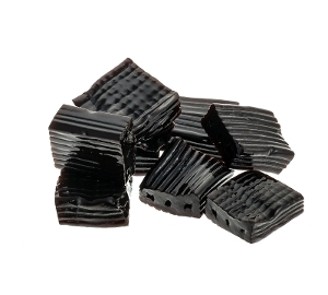 Finnska Ripples Licorice candy in black