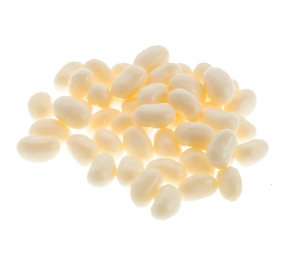 Jelly Belly Coconut Beans  candy in white