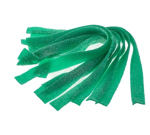Sour Power Green Apple Candy Belts are from Dorval's