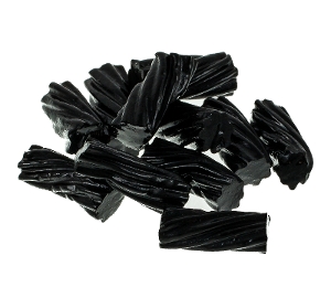 Black Twist Liquorice  Darrell Lea black licorice candy from Australia