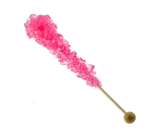 Cherry Rock Candy Sticks  old fashion retro candy in red bulk